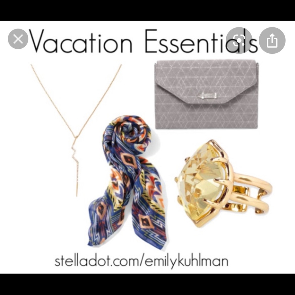 Stella and Dot Arabesque Cocktail Ring